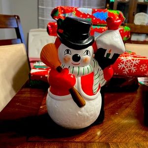 vintage snowman